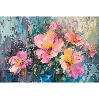 Modern Abstract Flower Canvas